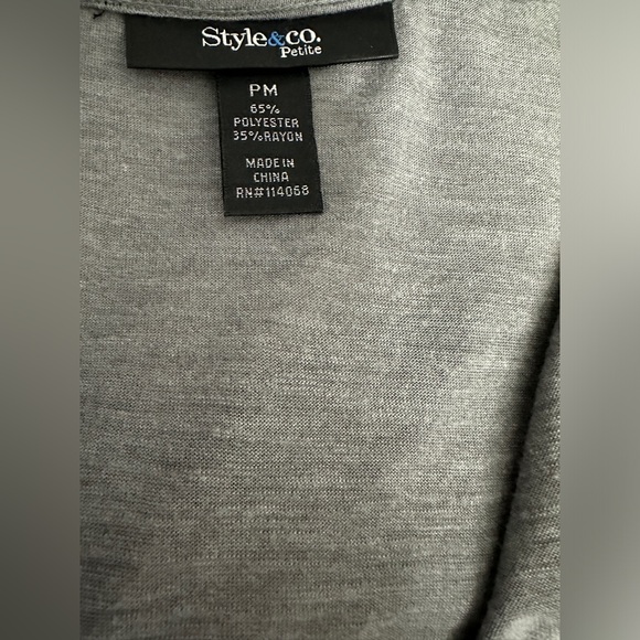 Style & Co Classic Tee - Picture 4 of 4